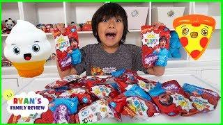 Ryan Surprise Toys Opening Challenge with Toy Jellies