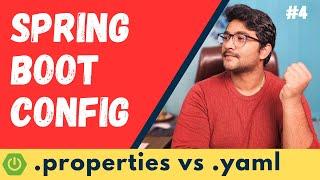 .YAML vs .Properties - What will you choose ? Spring Boot properties configuration | Spring boot #4
