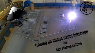 Beginner Tutorial on tracing a photo using Inkscape, for CNC Plasma Cutting
