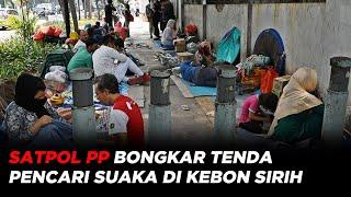 Satpol PP Bongkar Tenda Pencari Suaka di Kebon Sirih, Pengungsi Tetap Bertahan #iNewsPagi 07/09