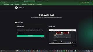 How to use BloxTools Follower bot (Automatic free Followers)