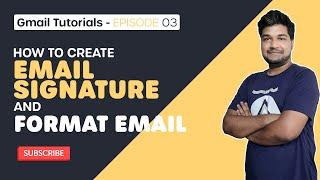 Gmail - How to Create Email Signature and Format Email in Hindi