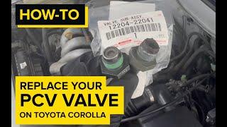 Toyota Corolla PCV Valve Replacement (1998 - 2002)