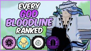 EVERY God Bloodline RANKED From WORST To BEST! | Shindo Life Bloodline Tier List