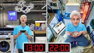 24 HOURS IN AN ELECTRONICS STORE CHALLENGE !