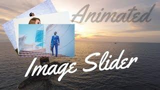 How To Make Animated Image Slider In Website Using HTML CSS And Bootstrap