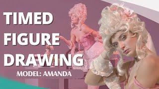 Marie Antoinette Timed Figure Drawing Session