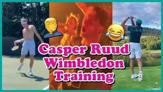 Casper Ruud's Preparation for Wimbledon 2023