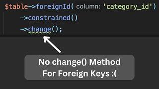 Laravel Migrations: Change Foreign Key - Add cascadeOnDelete()