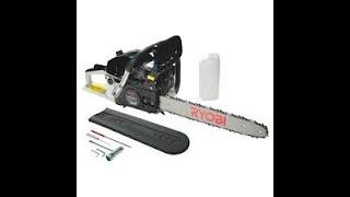 Assembling your Ryobi 45cc petrol chainsaw