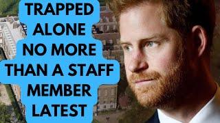 HARRY ALONE .. JUST A STAFF MEMBER IN MONTECITO! LATEST #harry #princeharry #meghanharry
