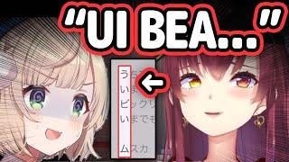 Marine Accidentally Reads "Ui Beam" In Front Of Ui-Mama...【Hololive】