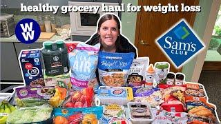 Healthy Sam's Club Grocery Haul | WeightWatchers Points & Calories | Weight Loss Journey