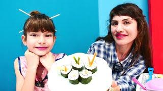 Sushi Yapıyoruz! Ümit ve Zara ile birlikte yemek yapma oyunları