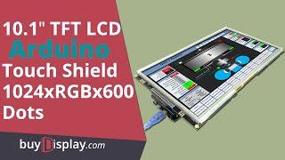 Arduino Tutorial: 10.1" TFT LCD Display RA8876 Module Touch Screen Shield 1024x600 with Arduino Due