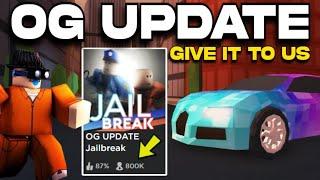 JAILBREAK OG UPDATE IS COMING SOON? (Roblox)