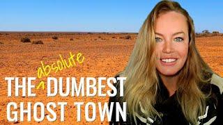 Motorcycling to an old abandoned Ghost Town | The Absolute Dumbest Ghost Town!