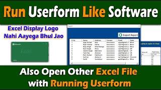 How to Use Excel Userform Like Software | Be a Software Developer | Hindi | vba userform | Excel VBA