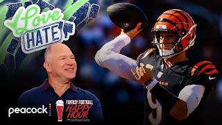 Fantasy Week 6 Love/Hate: Breece Hall, Drake London, Joe Burrow and more | Happy Hour (FULL SHOW)