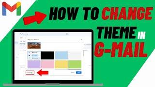 How To Change Theme Of Gmail In Laptop/Computer/PC - IN 1 MINUTE