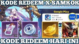 Kode Redeem X Samkok 5 Agustus 2024 ! Gift Code X Samkok Terbaru Hari Ini