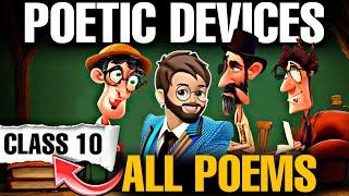 Poetic Devices Class 10 | All Poems Poetic Devices English Class 10 | Literary Devices One shot