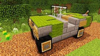 Minecraft - How To Make An Army Jeep | Tutorial