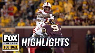 Nebraska Cornhuskers vs. Minnesota Golden Gophers Highlights | CFB on FOX