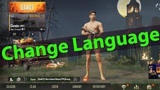 How To Change The Language In Pubg Mobile Game Chinese To English or Any Language