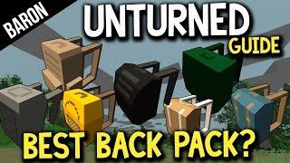 Unturned Best Backpack?  Alice Pack vs Rucksack! Gear Guide Unturned Part 1