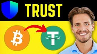 How to Convert Bitcoin (BTC) to Tether (USDT) on Trust Wallet | BTC to USDT - 2024