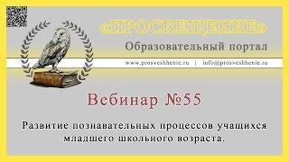 Развитие познавательных процессов учащихся младшего школьного возраста.