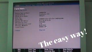 How to enter the BIOS on most Lenovo ThinkCentre desktops - The easy way!