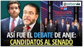 Así fue el primer día de debates de la ANJE: Candidatos al senado por el DN y Santiago