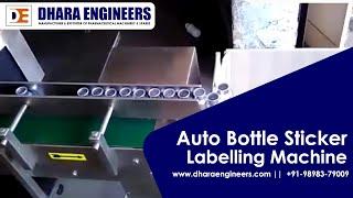 Auto Bottle Sticker Labelling Machine, Sticker Labelling Machine, Dhara Engineers