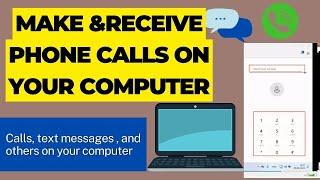 How to Make Call on Laptop Without Phone | Receive Phone calls on Computer |Free Phone Calls