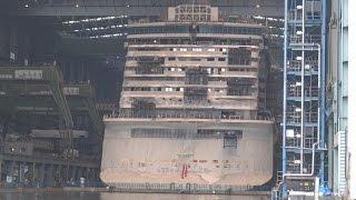 NORWEGIAN JOY | Exclusive view into the construction dock | 4K-Quality-Video