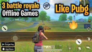 3 Best Battle Royale Games Like Pubg(BGMI) For Android High Graphics | offline games like pubg/BGMI