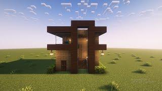 How To Build Wooden Survival House In Minecraft