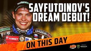 EMIL SAYFUTDINOV'S DREAM DEBUT!  | ON THIS DAY | FIM Speedway Grand Prix