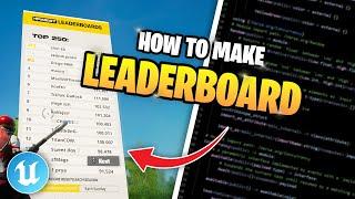 How To Make A Leaderboard In UEFN (2024)