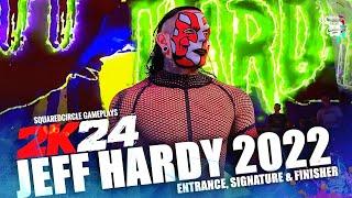WWE 2K24 Jeff Hardy 2K22 Port w/ Theme & Graphics Pack | WWE 2K24 Mods