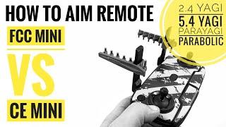 YAGI | HOW TO AIM DJI MAVIC REMOTE |  FCC Mini vs CE Mini w/ 5.8 Yagi 2.4 Yagi Parabolic Parayagi