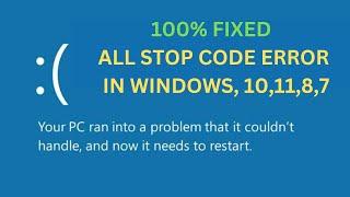 Your Device Ran Into a Problem And Needs To Restart Windows 10 , 11, 8, 7  [3 Proven Steps]