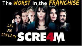 Scream 4 (2011) is the WORST in the Scream FRANCHISE - Let Me Explain