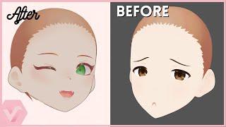 Tips For Making CUTE VRoid Faces [EASY]