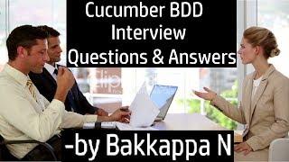 Cucumber BDD Framework Interview Questions and Answers