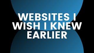 Websites I wish I knew earlier - Part 2