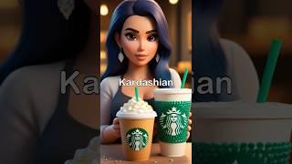 Kim Kardashian‘s new Starbucks diamond Frappuccino ￼￼| AI animation