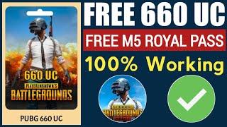 1 Click Free M5 Royal Pass & Free 660 UC PUBG Global Version | How To Get Free UC | Free 660 UC PUBG